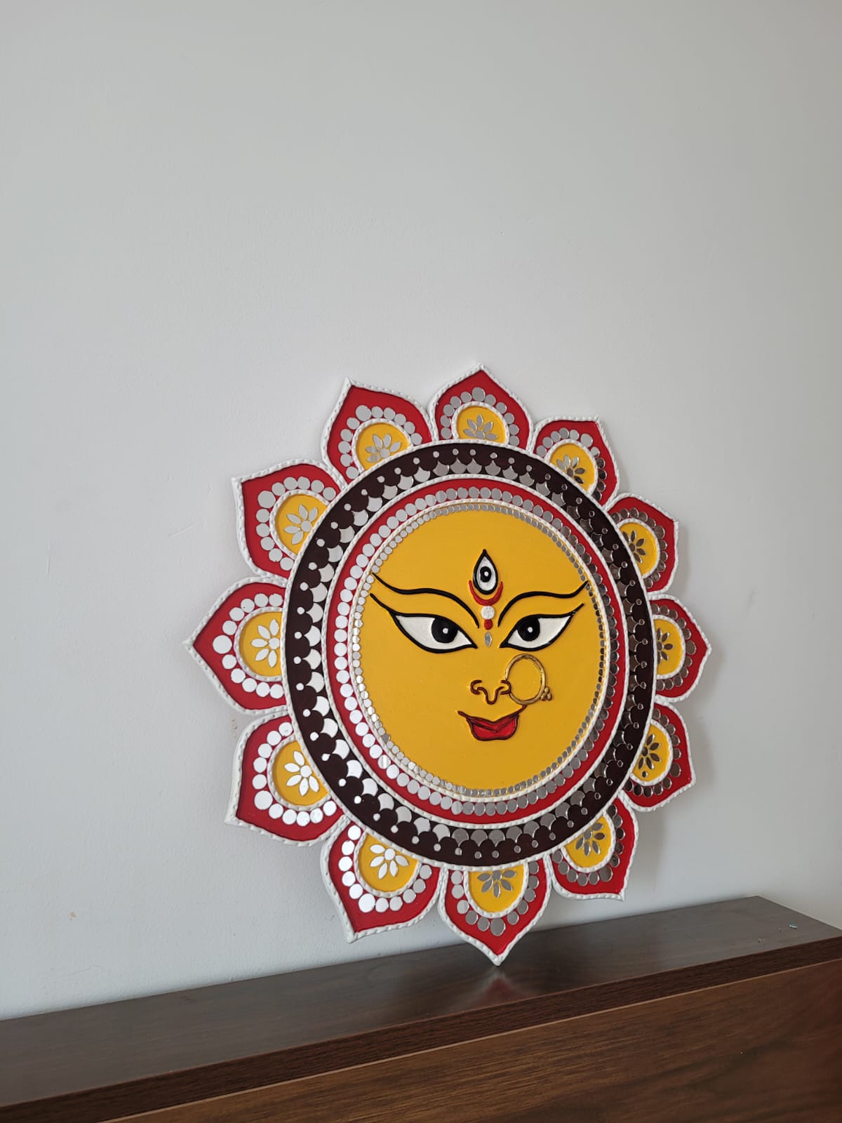 Maa Durga Lippan Art