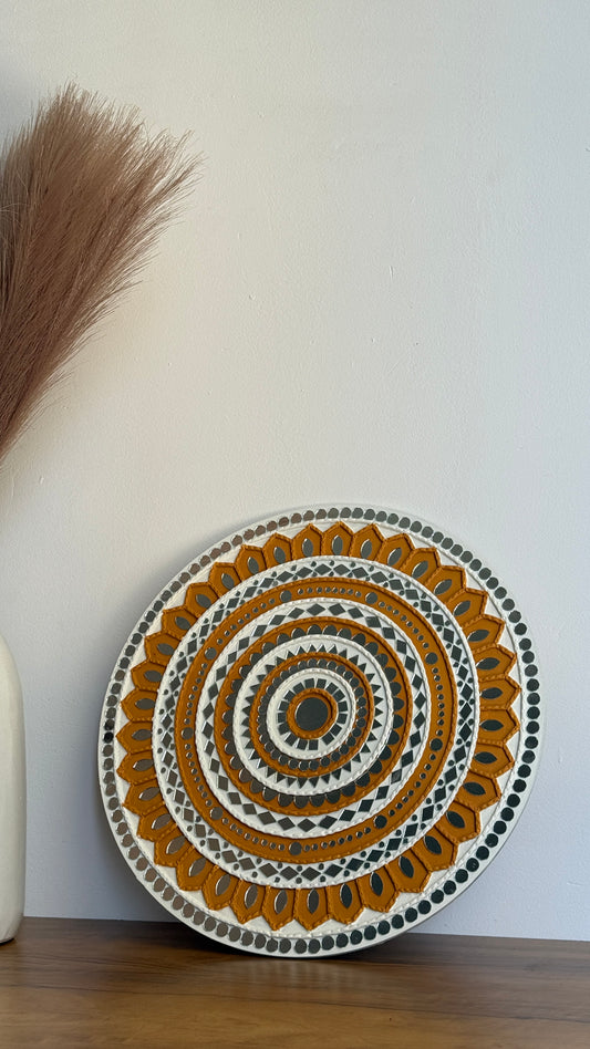 Sunstone Heritage Lippan Art Plate