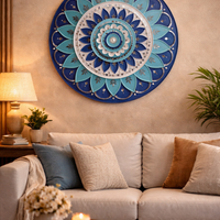 Lippan Art – Handcrafted Wall Decor Blue