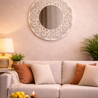 Lippan Art – Handcrafted Wall Decor White