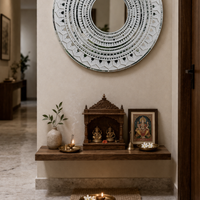 Grand Celebration Lippan Art - White