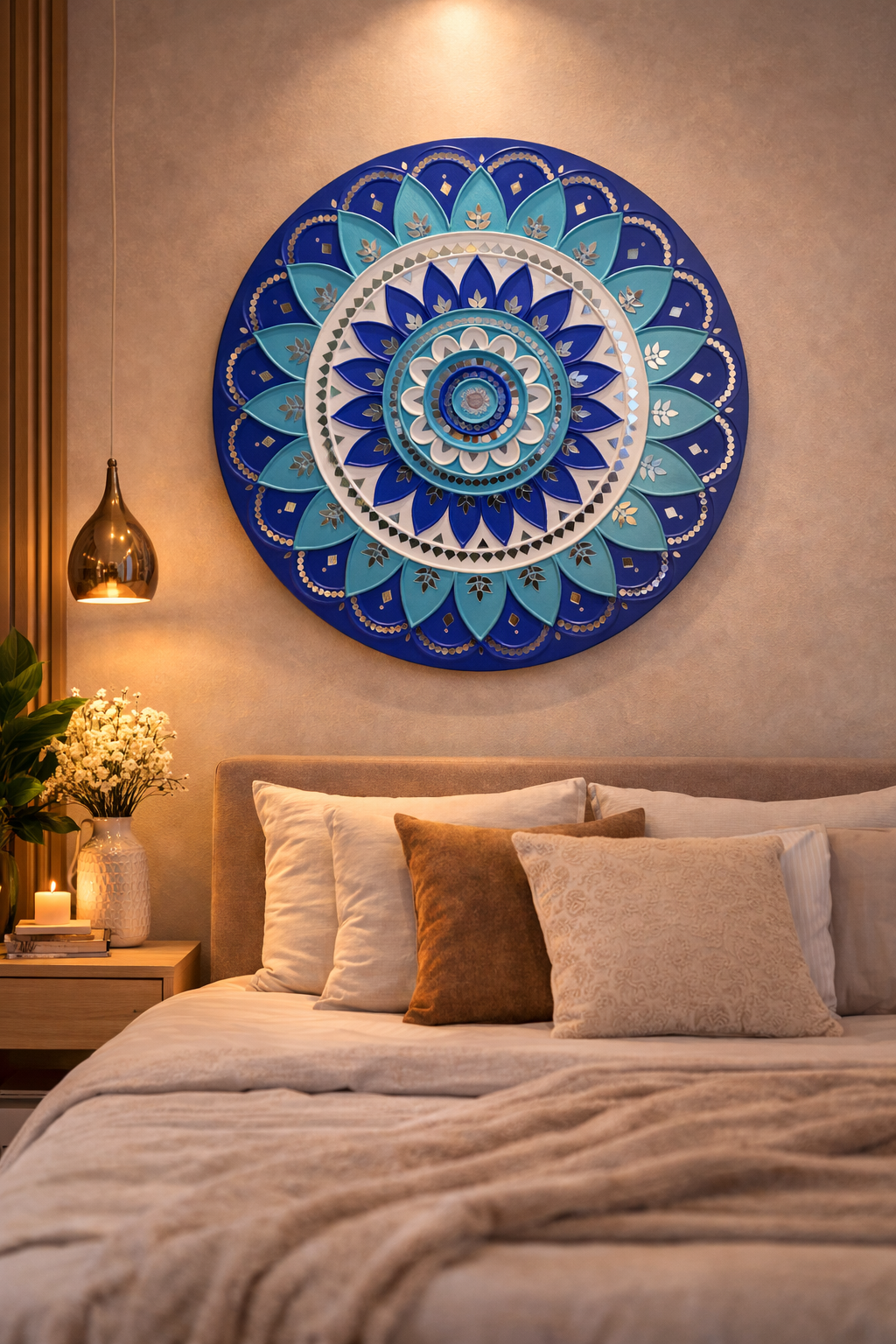 Lippan Art – Handcrafted Wall Decor Blue