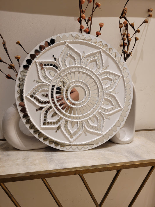 Lippan Art – Mirror Blossom Halo