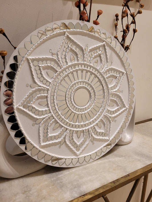 Lippan Art – Mirror Blossom Halo