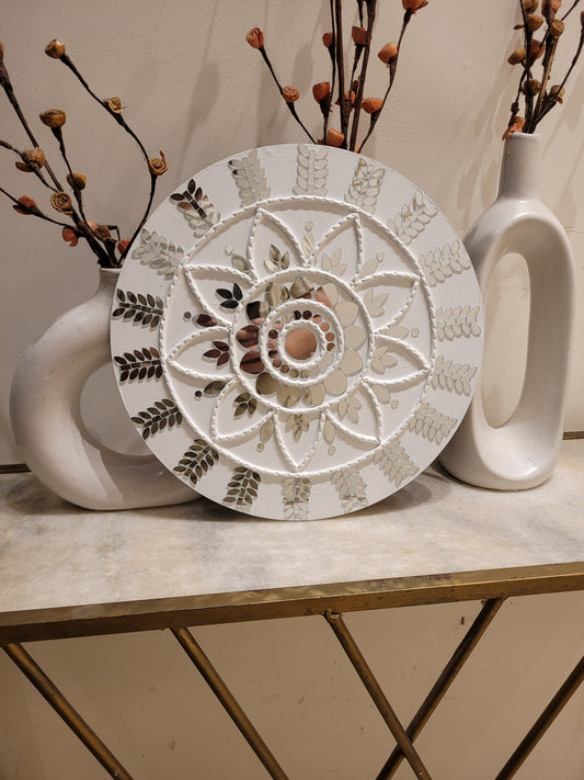 Lippan Art - White Flower