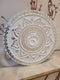 Om Symbol Lippan Art - White Flower