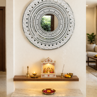 Grand Celebration Lippan Art - White