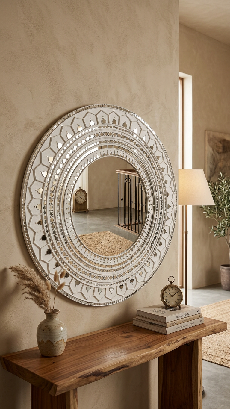 Grand Celebration Lippan Art - White