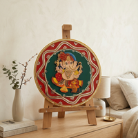Lippan Art – Ganesha Ji with 3D Effect Handcrafted Wall Decor