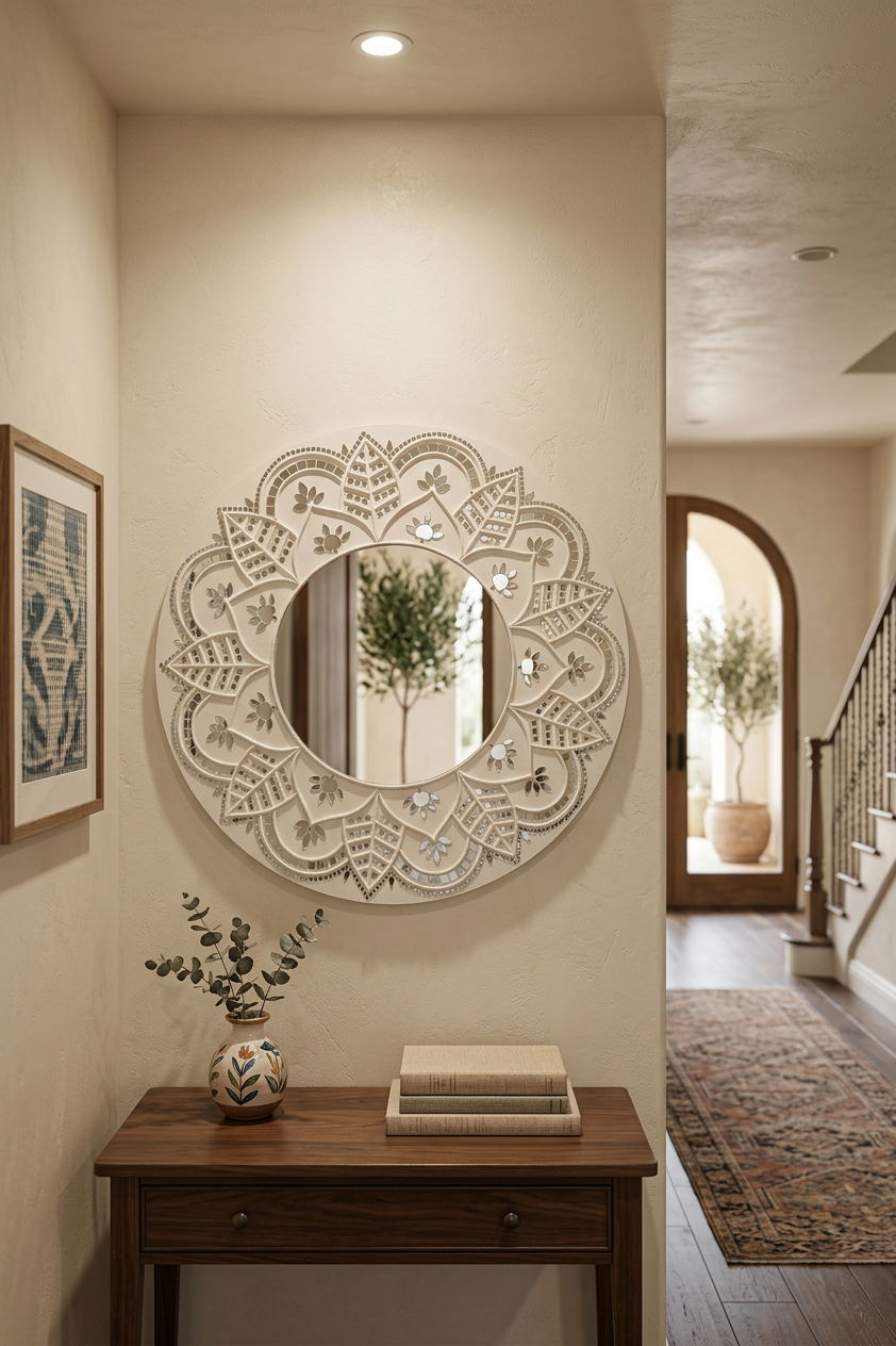 Lippan Art – Handcrafted Wall Decor White