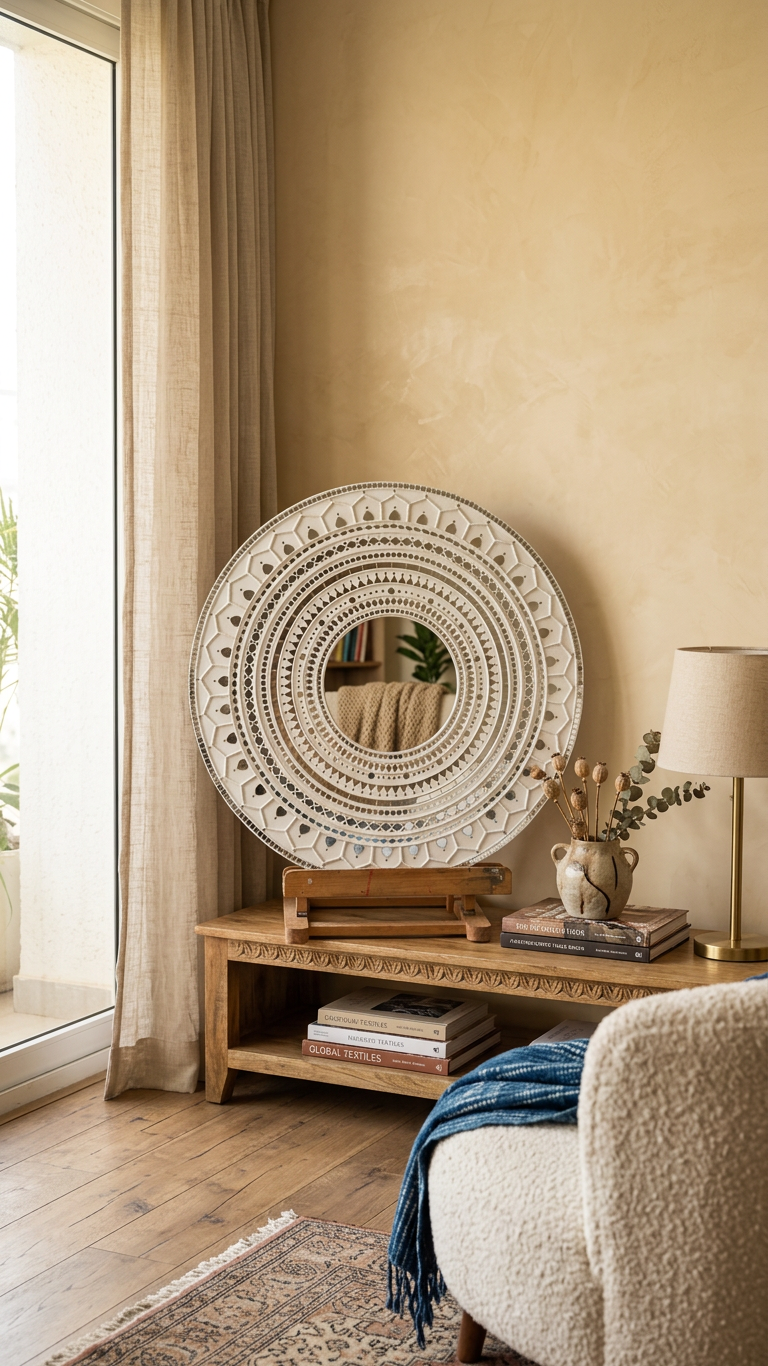 Grand Celebration Lippan Art - White