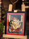 Framed Ganesha Painting – 17'' x 20'' Hand-Painted Wall Art