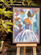 Ballerina Painting for Home Decor – Elegant Hand-Painted Wall Art