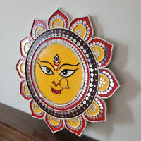 Maa Durga Lippan Art