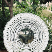 Grand Celebration Lippan Art - White