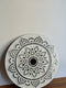 Ivory Bloom Mandala Lippan Wall Art