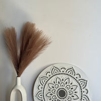 Ivory Bloom Mandala Lippan Wall Art