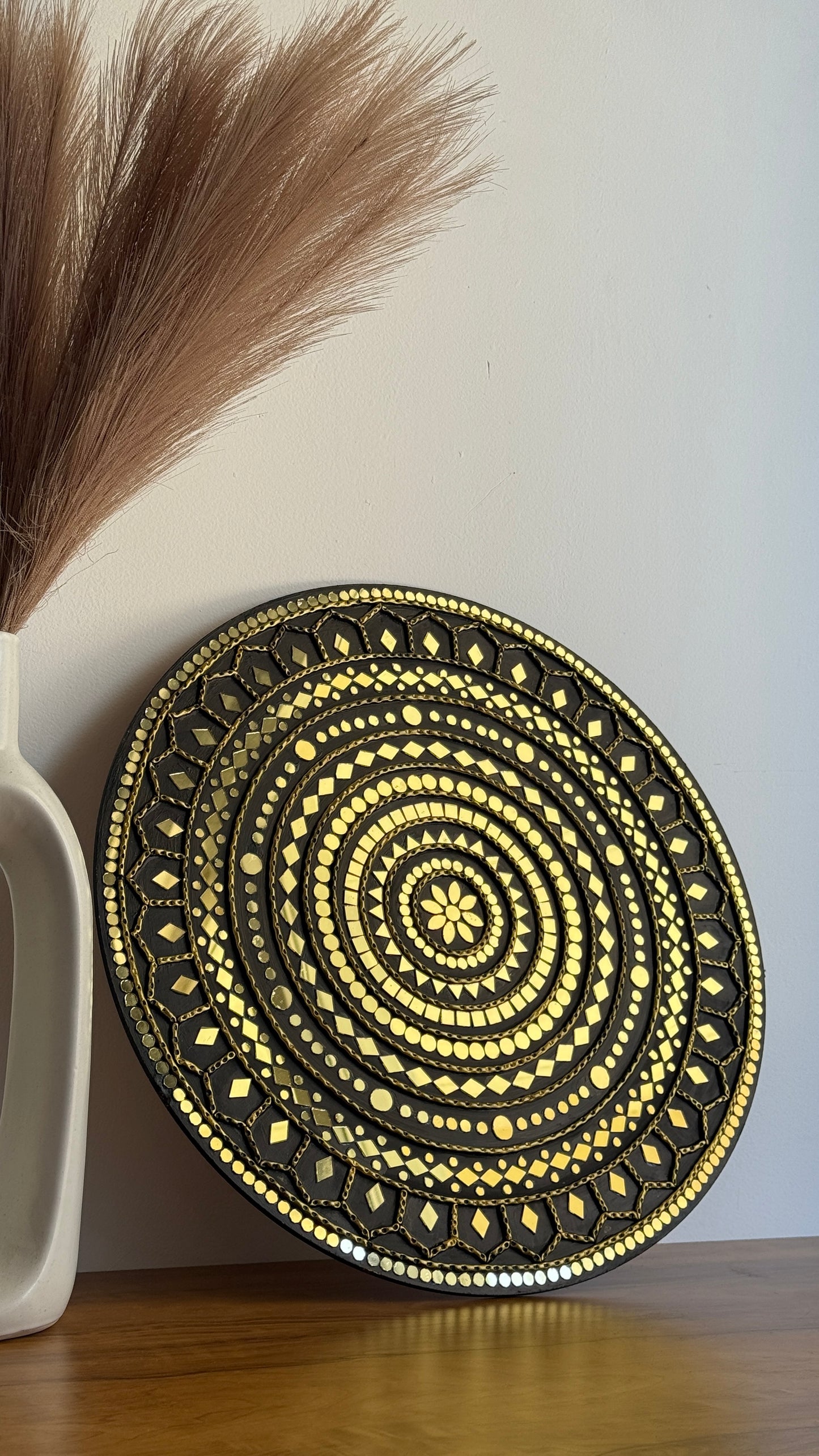 Midnight Royale Lippan Art Wall Plate