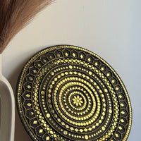 Midnight Royale Lippan Art Wall Plate