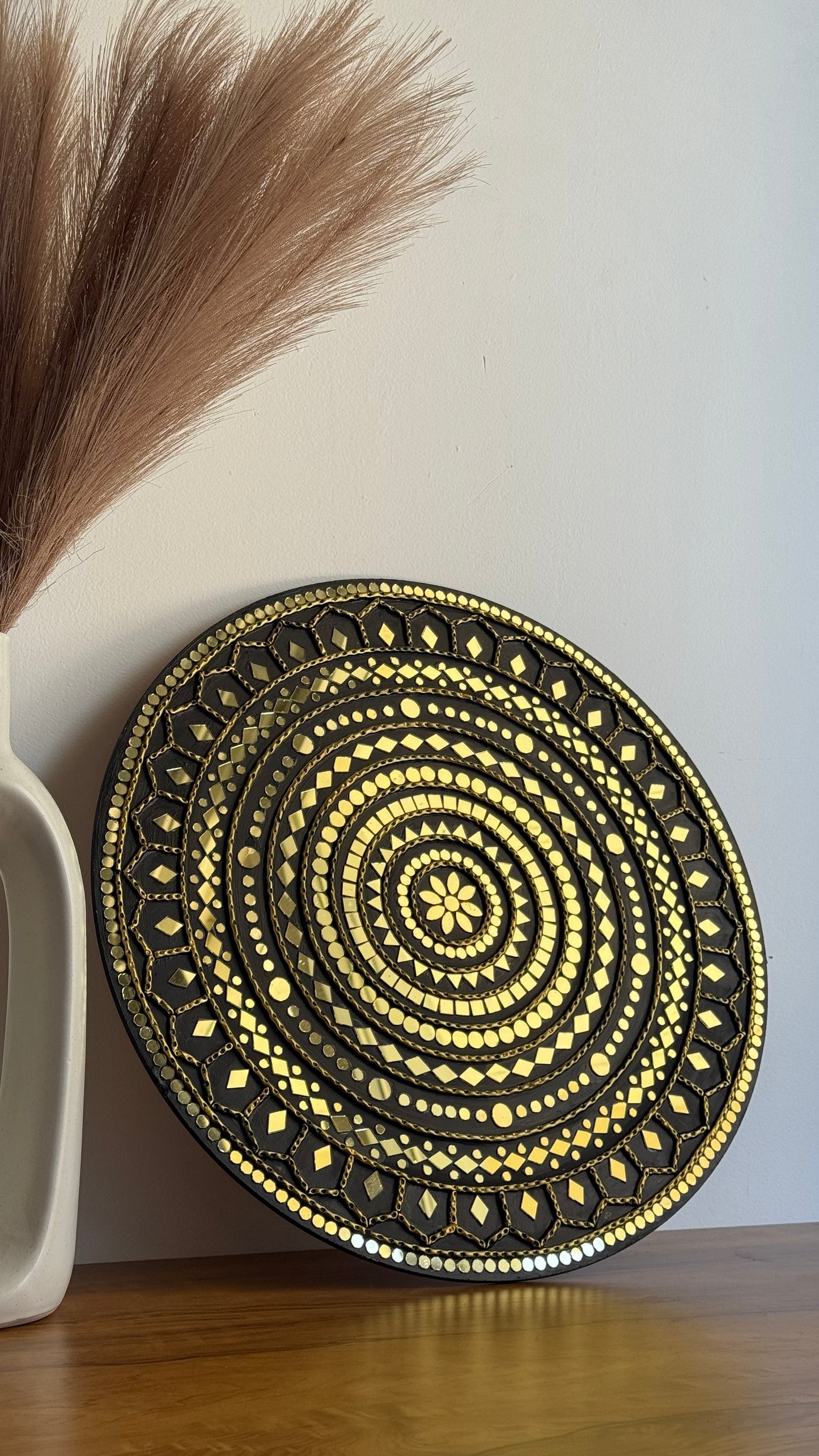 Midnight Royale Lippan Art Wall Plate