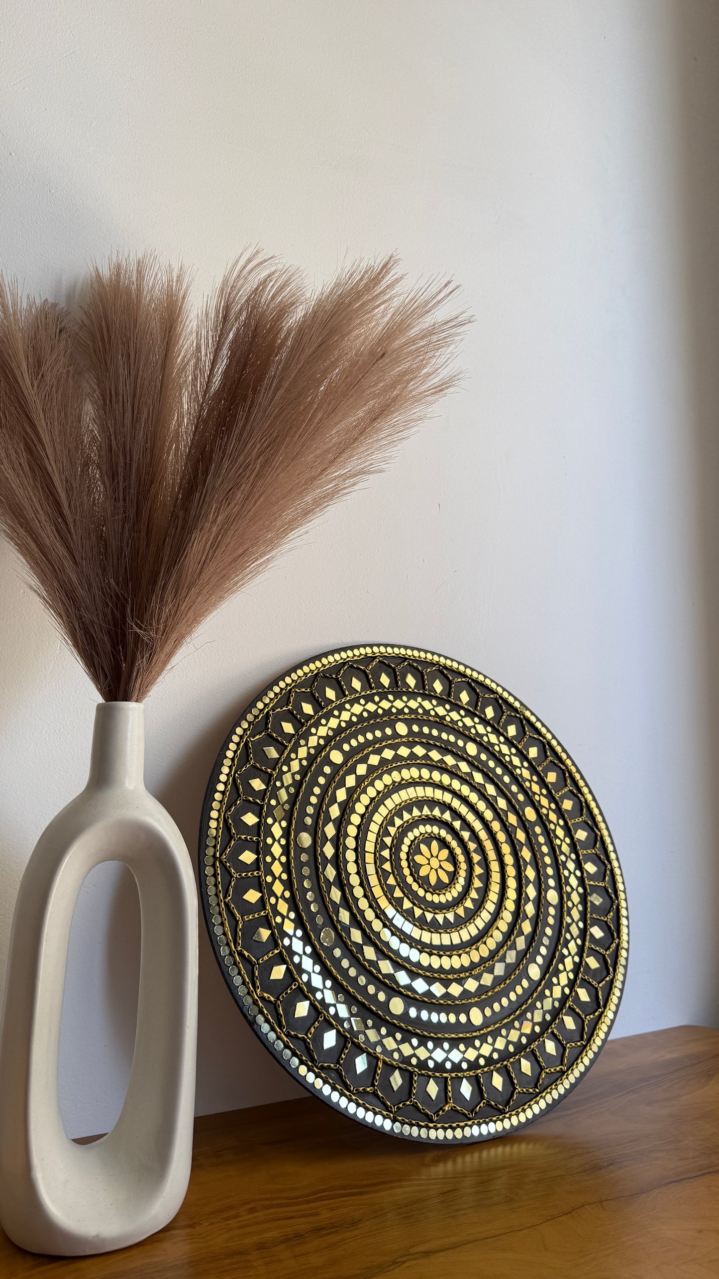 Midnight Royale Lippan Art Wall Plate