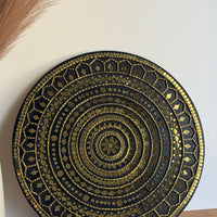 Midnight Royale Lippan Art Wall Plate