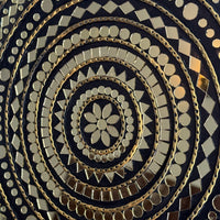 Midnight Royale Lippan Art Wall Plate