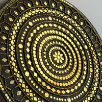 Midnight Royale Lippan Art Wall Plate