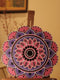 Lippan Art – 20-Inch Flower Pattern (Pink & Purple) Handcrafted Wall Decor