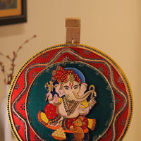 Lippan Art – 20-Inch Ganesha Ji with 3D Effect Handcrafted Wall Decor