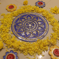 Lippan 1-Minute Rangoli – Handcrafted Festive Decor