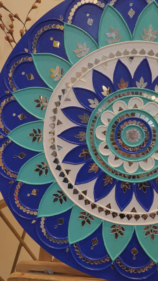 Lippan Art – Handcrafted Wall Decor Blue